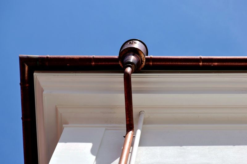 Church Downspout Installation